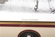 JOE BELT BOBBY BOWDEN SIGNED VICTORY IN THE SWAMP PRINT