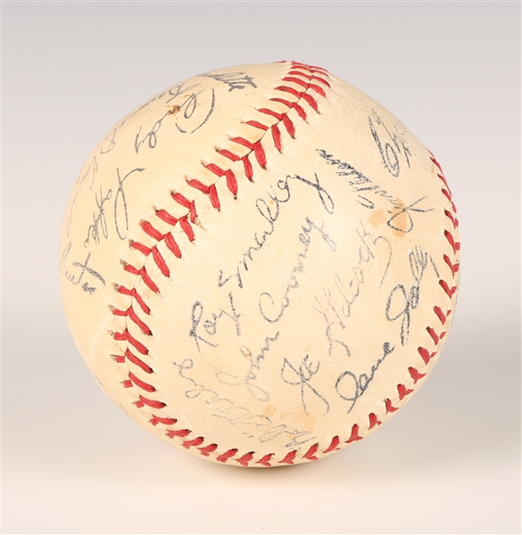 1954 MILWAUKEE BRAVES SIGNED BASEBALL