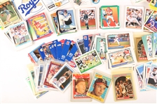 SPORTS CARDS, STICKERS, PINS - BASEBALL, FOOTBALL, BASKETBALL