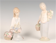 LLADRO PORCELAIN FIGURINES - FLOWERS SONG, LUPITA