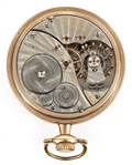 20TH C. ELGIN FATHER TIME GOLD FILLED CASE POCKET WATCH