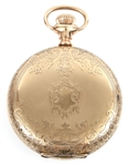 20TH C. ELGIN GOLD FILLED HUNTER CASE POCKET WATCH