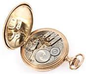20TH C. ELGIN GOLD FILLED HUNTER CASE POCKET WATCH