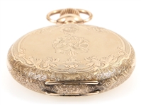 20TH C. ELGIN GOLD FILLED HUNTER CASE POCKET WATCH