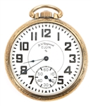 20TH C. ELGIN BW RAYMOND GOLD FILLED CASE POCKET WATCH