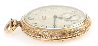 EARLY 20TH C. ELGIN GOLD FILLED CASE POCKET WATCH