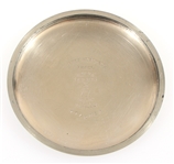 20TH C. ELGIN RAILROAD WHITE GOLD FILLED POCKET WATCH