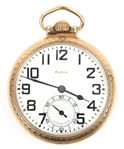 20TH C. ELGIN B.W. RAYMOND GOLD FILLED POCKET WATCH