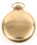 20TH C. ELGIN B.W. RAYMOND GOLD FILLED POCKET WATCH