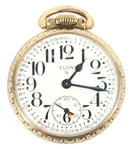 20TH C. ELGIN GOLD FILLED CASE POCKET WATCH