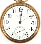 EARLY 20TH C. BALL RAILROAD GOLD FILLED POCKET WATCH