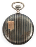 20TH C. FRENCH .800 SILVER CASE POCKET WATCH
