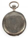 20TH C. FRENCH .800 SILVER CASE POCKET WATCH