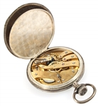 20TH C. FRENCH .800 SILVER CASE POCKET WATCH