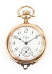20TH C. LADY ELGIN 14K YELLOW GOLD CASE POCKET WATCH