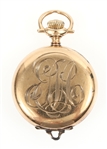 20TH C. LADY ELGIN 14K YELLOW GOLD CASE POCKET WATCH