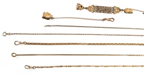 GOLD FILLED POCKET WATCH FOBS