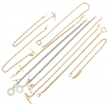 GOLD & SILVER PLATED POCKET WATCH FOBS