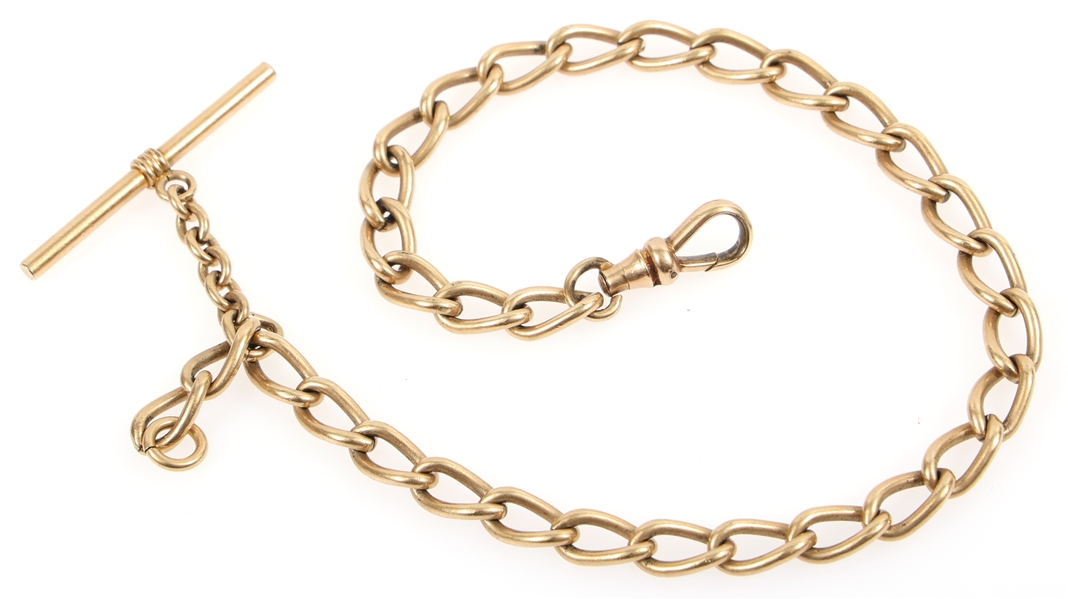 GOLD-FILLED POCKET WATCH FOB 