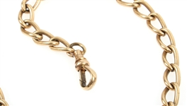 GOLD-FILLED POCKET WATCH FOB 
