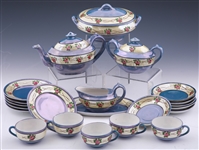 20TH C. JAPANESE PORCELAIN LUSTER TEA SET 
