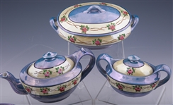 20TH C. JAPANESE PORCELAIN LUSTER TEA SET 