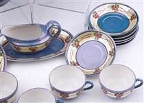 20TH C. JAPANESE PORCELAIN LUSTER TEA SET 