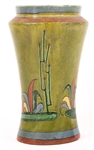 20TH C. TLAQUEPAQUE MEXICAN FOLK POTTERY VASE