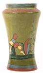 20TH C. TLAQUEPAQUE MEXICAN FOLK POTTERY VASE