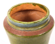 20TH C. TLAQUEPAQUE MEXICAN FOLK POTTERY VASE