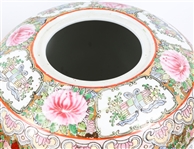 CHINESE ROSE MEDALLION PORCELAIN GINGER JARS