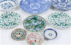 CHINESE PORCELAIN PLATES & DISHES 