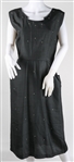 1950s WOMENS MIDI LENGTH BLACK DRESS 