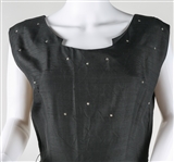 1950s WOMEN'S MIDI LENGTH BLACK DRESS 