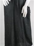 1950s WOMEN'S MIDI LENGTH BLACK DRESS 