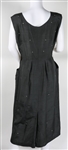 1950s WOMEN'S MIDI LENGTH BLACK DRESS 