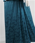 1960s MARISSA FERRERE GREEN DAMASK WOMENS ENSEMBLE