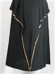 1950s MARIE-EILEEN WOMEN'S MIDI LENGTH BLACK DRESS