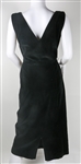 1950s EMILE WOMEN'S BLACK MIDI LENGTH DRESS