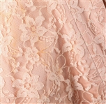 1960s WOMEN'S PINK FLORAL FULL LENGTH FORMAL DRESS