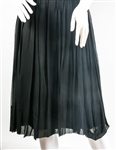 1960s MR. JACK DALLAS WOMEN'S MIDI LENGTH BLACK DRESS