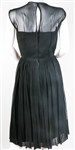 1960s MR. JACK DALLAS WOMEN'S MIDI LENGTH BLACK DRESS