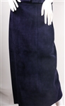 DANIER WOMEN'S 2 PIECE PURPLE SUEDE ENSEMBLE 