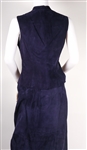 DANIER WOMEN'S 2 PIECE PURPLE SUEDE ENSEMBLE 