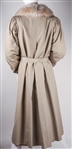 WOMEN'S FUR LINED 3/4 LENGTH COAT