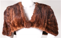 MINK FUR STOLE & TWO MINK FUR COLLARS