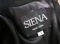 SIENA WOMEN'S BLACK SUEDE JACKET 