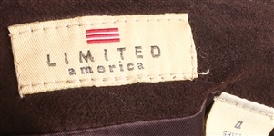 LIMITED AMERICA WOMEN'S SUEDE PENCIL SKIRT