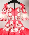 EMIKO NAKAGAWA WOMEN'S RED DANCE COSTUME DRESS