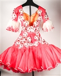 EMIKO NAKAGAWA WOMEN'S RED DANCE COSTUME DRESS